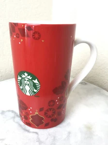 Starbucks Holiday Christmas 2013 Grande Red Keramiktasse Classic Mermaid 16 oz - Bild 1 von 6