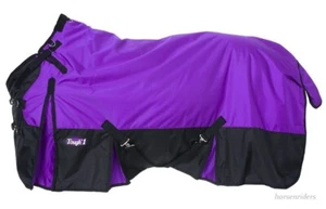 "Manta de participación de caballo de invierno-1680D-peso pesado acurrucado extremo - púrpura 69""-84" - Imagen 1 de 3