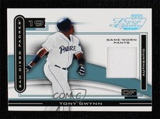 2003 Playoff Piece of the Game Platinum /25 Tony Gwynn #POG-95 HOF