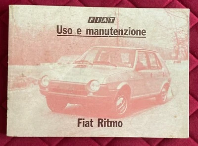 FIAT RITMO Uso e manutenzione 1980 - Immagine 1 di 4