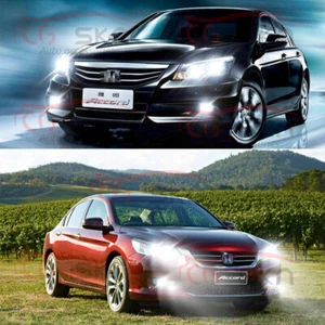 For Honda Accord 2013 2014 2015 - 6X 6000K LED Headlight High&Low +Fog Light Kit - Picture 1 of 11