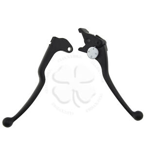 Brake & Clutch Hand Levers Black For Suzuki GSXR 600 750 97-03 Handle Hand