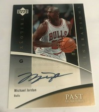 2006 UPPER DECK UD TRILOGY GENERATIONS AUTOGRAPH MICHAEL JORDAN BULLS AUTO SP/23