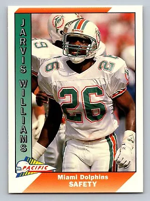 Jarvis Williams 1991 Pacific #279 Miami Dolphins - Image 1 of 2