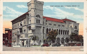Postal TX: Oficina de Correos, San Antonio, Texas, WB 1920 sin publicar - Imagen 1 de 2