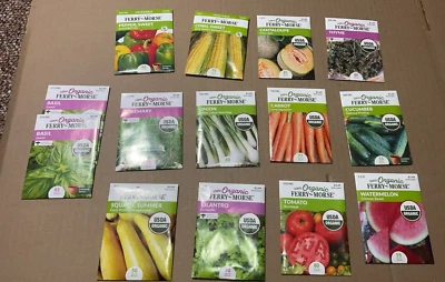 LOTE DE 14 SEMILLAS MORSE FERRY 100% ORGÁNICAS JARDINERÍA DE PRIMAVERA Foto 1 de 4