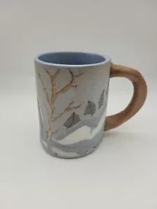 Taza de café de cerámica Siegele & Haley Buzzard Mountain árboles gris pantalla uso solamente - Imagen 1 de 22