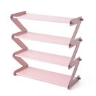 Easy Assembly Shoe Shelf Rack Organizer Sturdy Four-layer for Entryway Bedroom