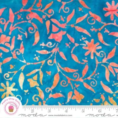 CHROMA BATIKS 4366 43 Pacific Blue  MODA BATIKS Quilt Fabric - Image 1 of 4