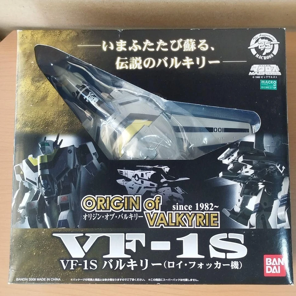 Figura Robotech Bandai Macross Origin Of Valkyrie 1982 VF-1S Roy Focker 1/55 Foto 1 de 4