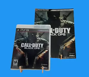 Call of Duty Black Ops SONY PLAYSTATION 3 con estuche y manual + Guía de juego BO Brady - Imagen 1 de 8