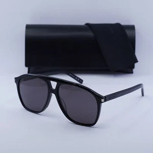 SAINT LAURENT SL596 DUNE 001 Black/Grey 58-14-145 Sunglasses New Authentic - Picture 1 of 6
