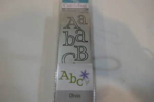 Olivia Alphabet Cuttlebug Die Set 37-1058 New in Package Cricut - Picture 1 of 4