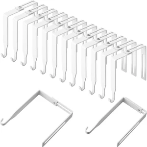 12Pcs Adjustable Cubicle Hangers Universal Partition Hooks for Office Whiteboard - Picture 1 of 7