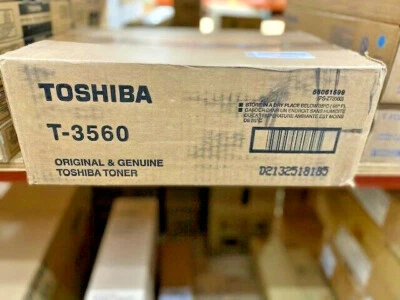 TONERS TOSHIBA GENUINOS T3560 NEGROS 4EA/CT (MASTER CTN DE 4) 3560/3570/4560/4570  Foto 1 de 3