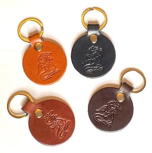 Dragon Keyring/Leather Dragon Keyring/Dragon/Father's day /Unique gift - Picture 1 of 4