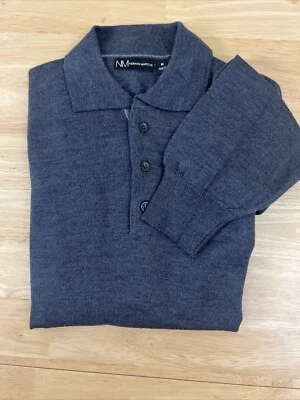Suéter Vintage Neiman Marcus Exclusivo Talla M 50% Merino 50% Acrílico Hombres Foto 1 de 4