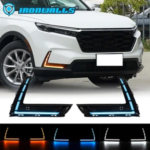 2pcs Right & Left Fog Lights Lamp White Amber Blue 12V for Honda CR-V 2023-2024 - Picture 1 of 12