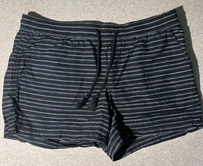 Шорты женские Sonoma Chino размер 16 черная полоса лен хлопок повседневные курортные круизные - Изображение 1 из 4