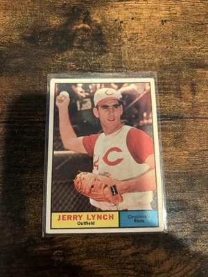 1961 Topps Jerry Lynch Cincinnati Reds Outfielder Baseball Card Number 97 - Image 1 of 4