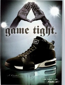 2006 • S. Carter Reebok RBK Basketball Shoe print ad •  Y2K 2000s ADS-66 - Picture 1 of 2