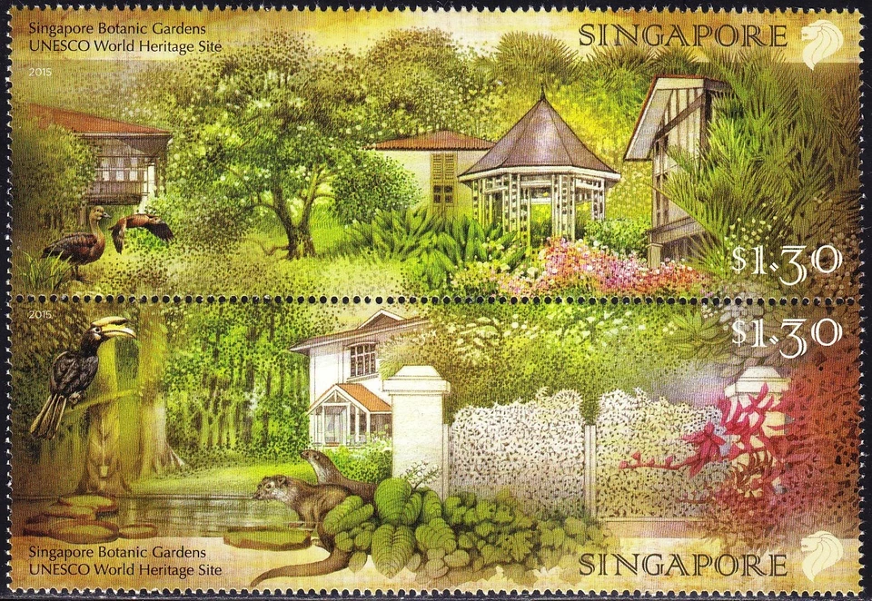 Singapore 2015 MNH (2114-2115) Botanic Gardens - Image 1 of 1