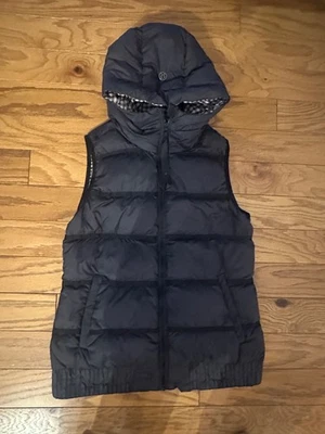 Colete acolchoado feminino Lululemon com plumas de ganso reversível tamanho 8 preto - Imagem 1 de 4