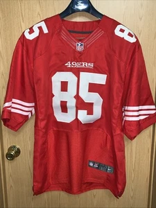 San Francisco 49ers Davis #85 Jersey Nike On Field Red Size 44 NFL Players - Picture 1 of 15