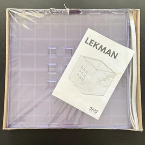 Ikea Lekman Aufbewahrung Organizer Eimer 13x13x14,5 LILA 900.596.18 Neu & Versiegelt - Bild 1 von 3