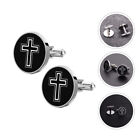 Jewelry For Men Clothing Decor Cross Cufflinks Male Shirts Buttons The