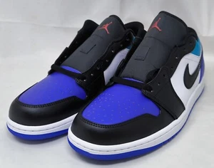 Size 10.5 - Air Jordan 1 Low Aqua 2023 553558 154 - Picture 1 of 8