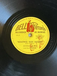 George Archer & The Pagans - Beautiful Isles Hawaii / Blue Lei - Bell LKS-31/32 - Imagen 1 de 2