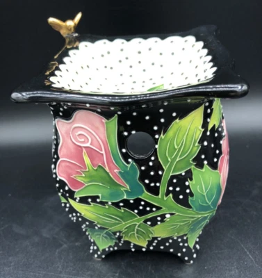 2004 Blue Sky Clayworks 5" Tealight Candle Warmer J. Mccall Icing On The Cake - Image 1 of 4