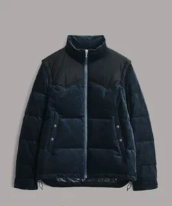 $695 Rag & Bone Mens Large Corduroy Holt Down Puffer Salute Coat Vest Jacket NWT - Picture 1 of 15