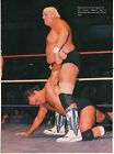 Nwa National Wrestling Alliance Mag Page Pinup (1988) Dusty Rhodes Larry Zbyszko