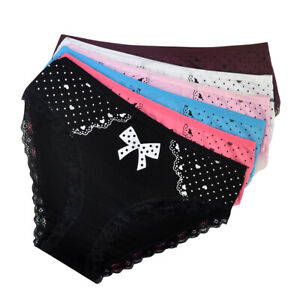 Women Underwear Ladies Knickers Cotton Panties High Waist Briefs 3/6/12 Pack