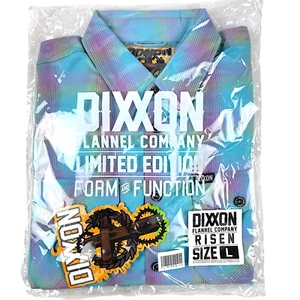 DIXXON Flanell "Risen" Herren Größe LARGE kariert Knopf Ostern Urlaub Hemd Neu im Karton - Bild 1 von 15
