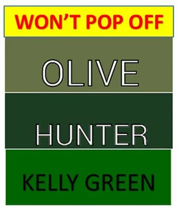 Won't Pop Off Spannbettlaken Split King Hunter Grün Oliv Split California King  - Bild 1 von 15