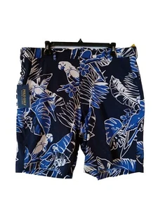 NWT Polo Ralph Lauren Golf Shorts Men 36 Blue Crest Floral Parrot Lined Swim - Picture 1 of 9