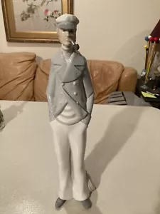 Lladro figurine Sea Captain With smoking Pipe retired #4621 - Picture 1 of 5