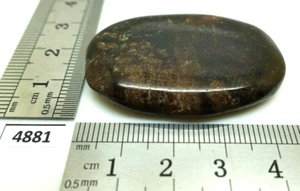 GRENAT rouge héssonite d'Inde pierre plate naturelle galet 26,1g qualité AA - Picture 1 of 3