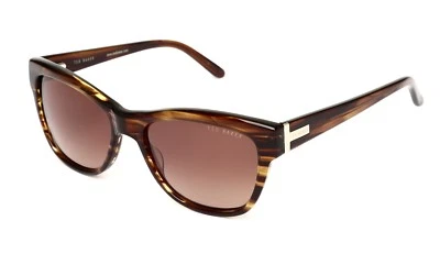 Óculos de sol feminino Ted Baker B633 56-18-140 marrom chifre R2461 - Imagem 1 de 4
