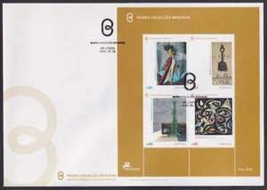 PORTUGAL Sc # 2931a-d FDC S/S of - ART from BERARDO MUSEUM - Picture 1 of 1