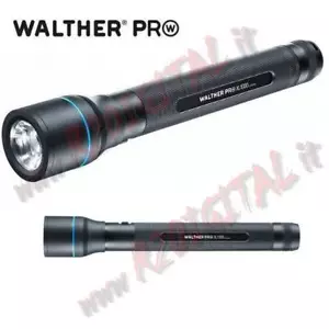 TORCIA LED TATTICA WALTHER XL1000 1070LUMEN BATTERIE FONDINA CLIP VALIGIA RIGIDA - Picture 1 of 1