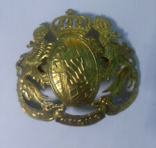 German Pickelhaube Brass Prussia Field Badge Wappen WORKING Prussian Helmet 