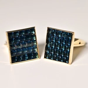 LUCIEN PICCARD Original Vintage Signed Designer 14k Gold Estate Cufflinks - Picture 1 of 21