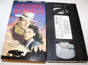 Angel and The Badman (VHS 1947) John Wayne, Gail Russell, Harry Carey, Western - Picture 1 of 2