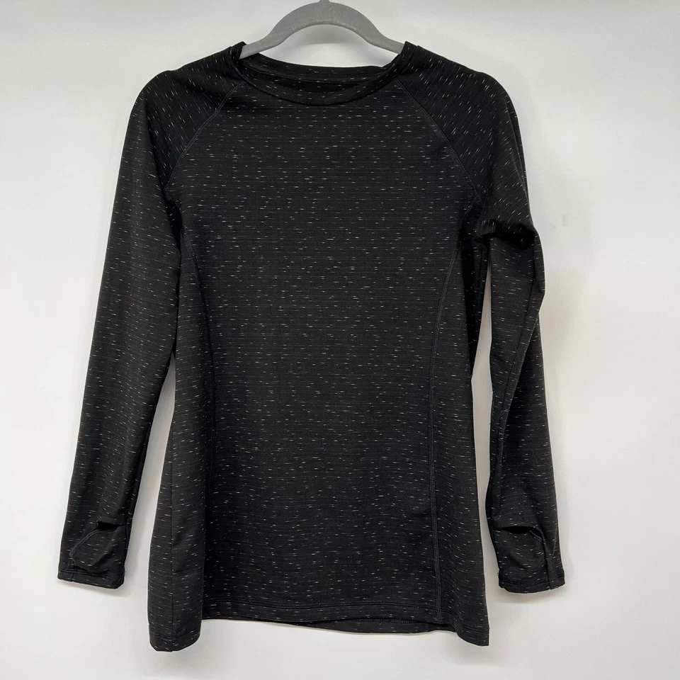 Prenda deportiva Earth Yoga talla M negra tinte espacial agujero para el pulgar orgánico sostenible Foto 1 de 4