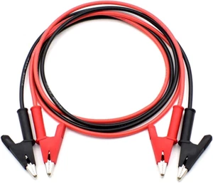 14 Gauge Jumper Wires Alligator Clips to Alligator Clip Heavy Duty Silicone Tes - Picture 1 of 12