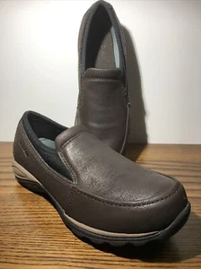 WOMEN SIZE 8 1/2M SYLVIA SLIP ON LOAFERS BROWN CASUAL SHOES EXCELLENT COND - Picture 1 of 7